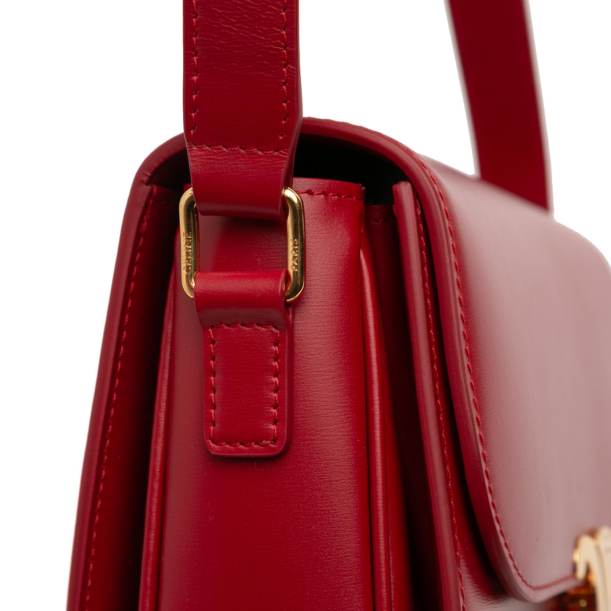 Celine Classique Shiny Calfskin Triomphe Crossbody
