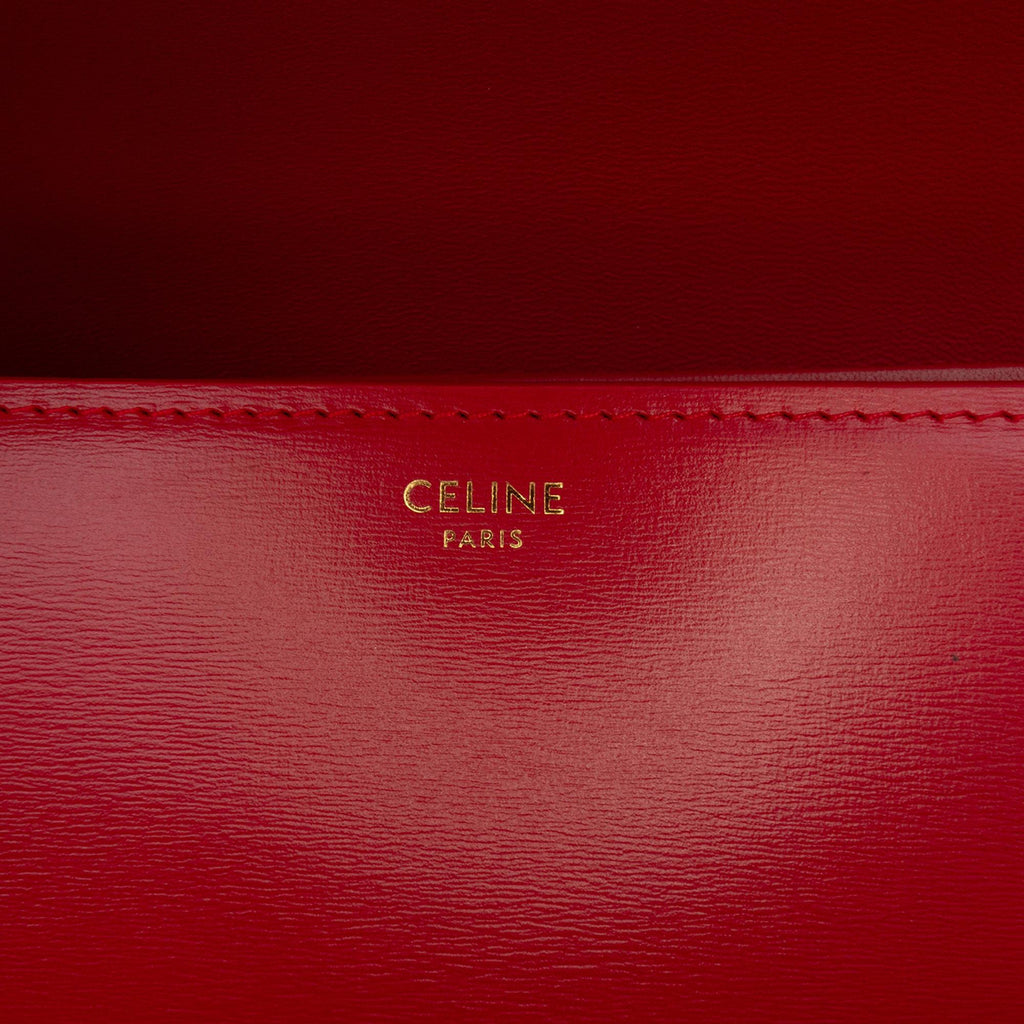 Celine Classique Shiny Calfskin Triomphe Crossbody