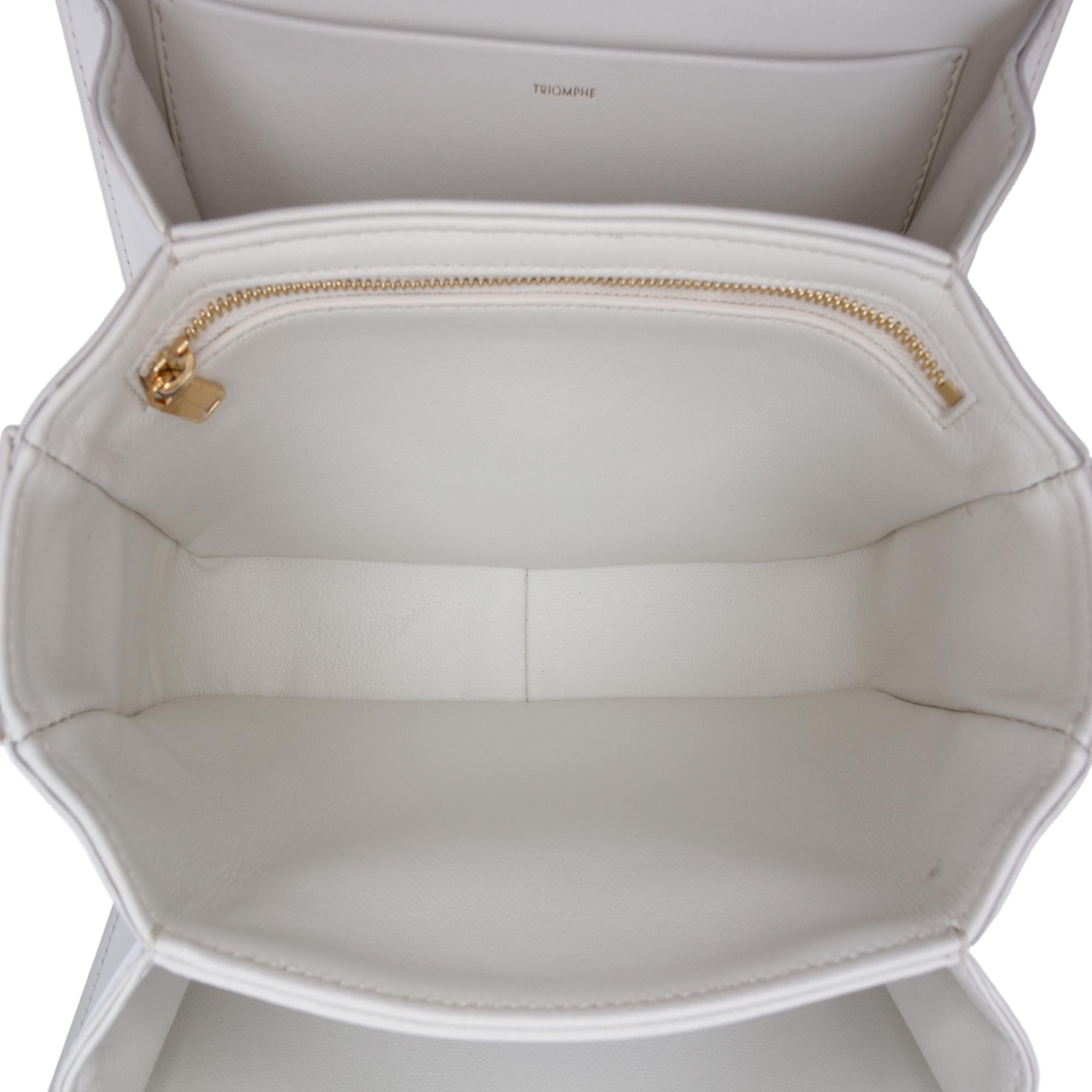 Celine Classique Shiny Calfskin Triomphe Crossbody