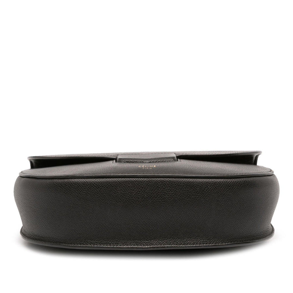 Celine Compact Grained Calfskin Trotteur Crossbody