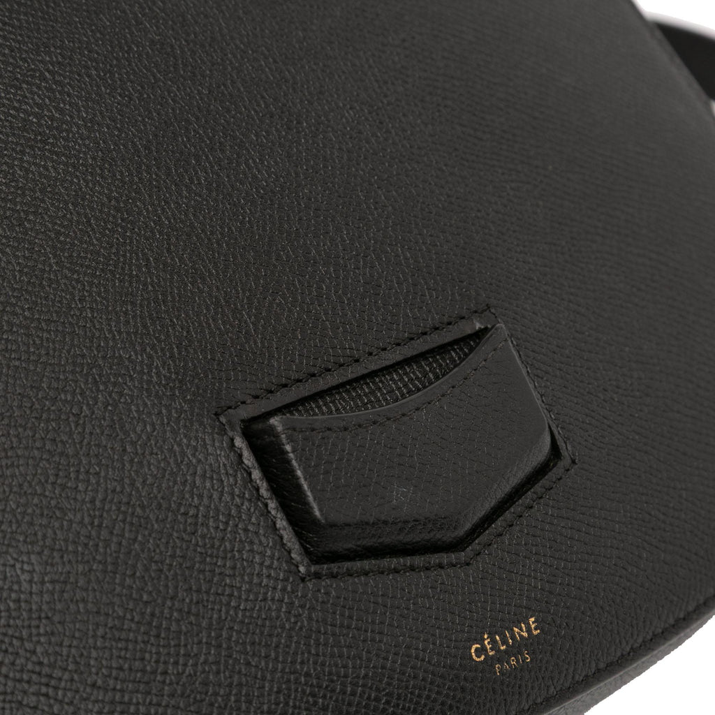 Celine Compact Grained Calfskin Trotteur Crossbody