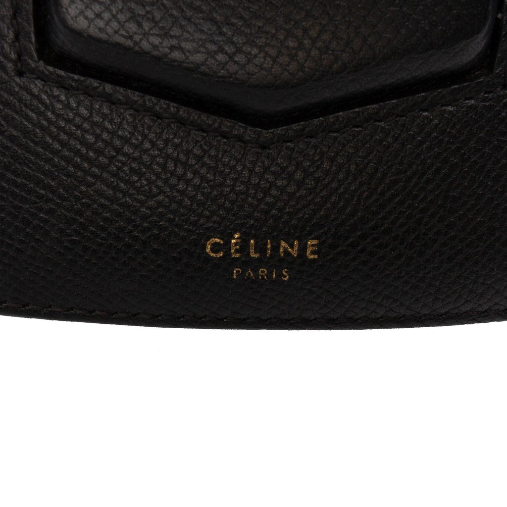 Celine Compact Grained Calfskin Trotteur Crossbody