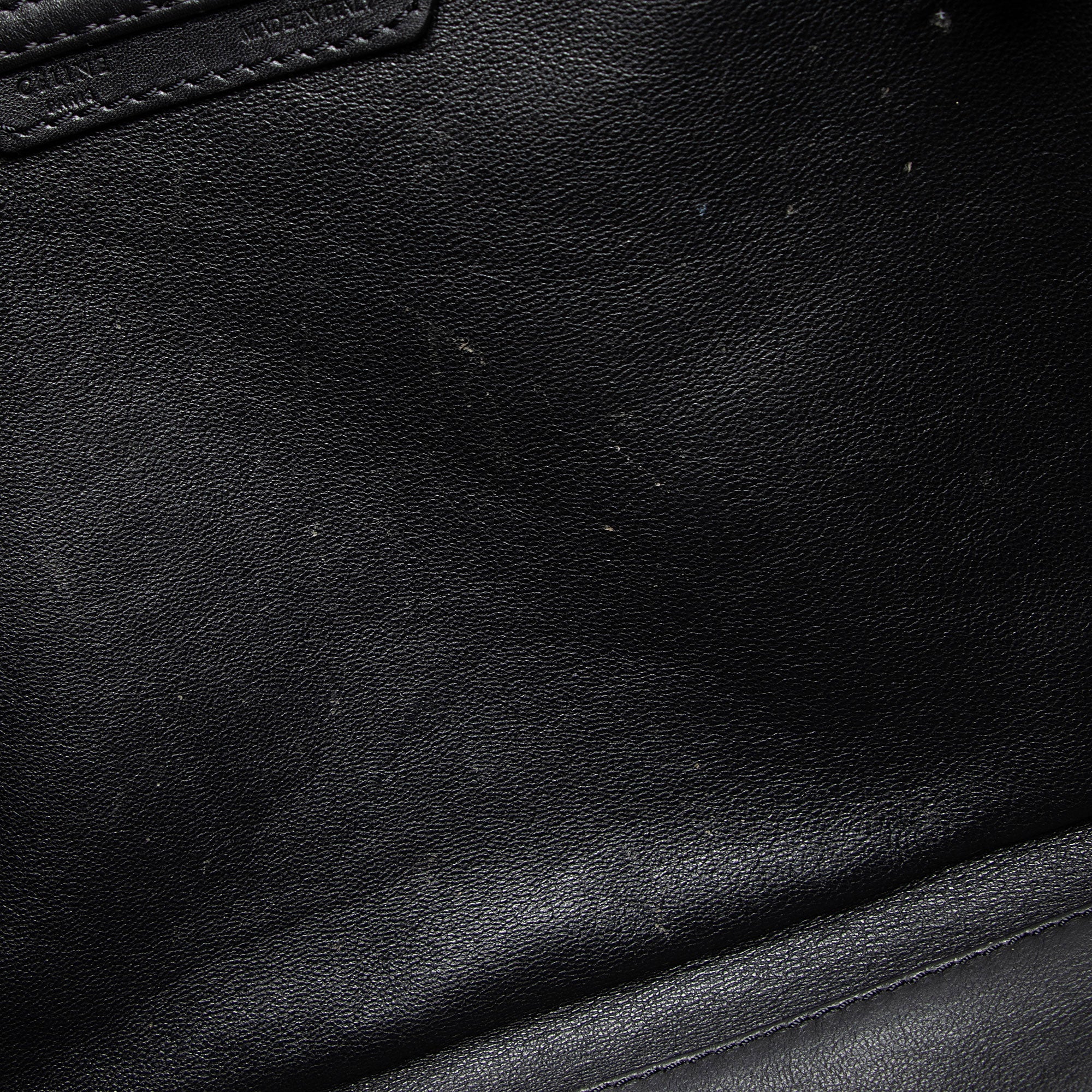 Celine Drummed Calfskin Mini Luggage Tote (SHF-MoYYfB)