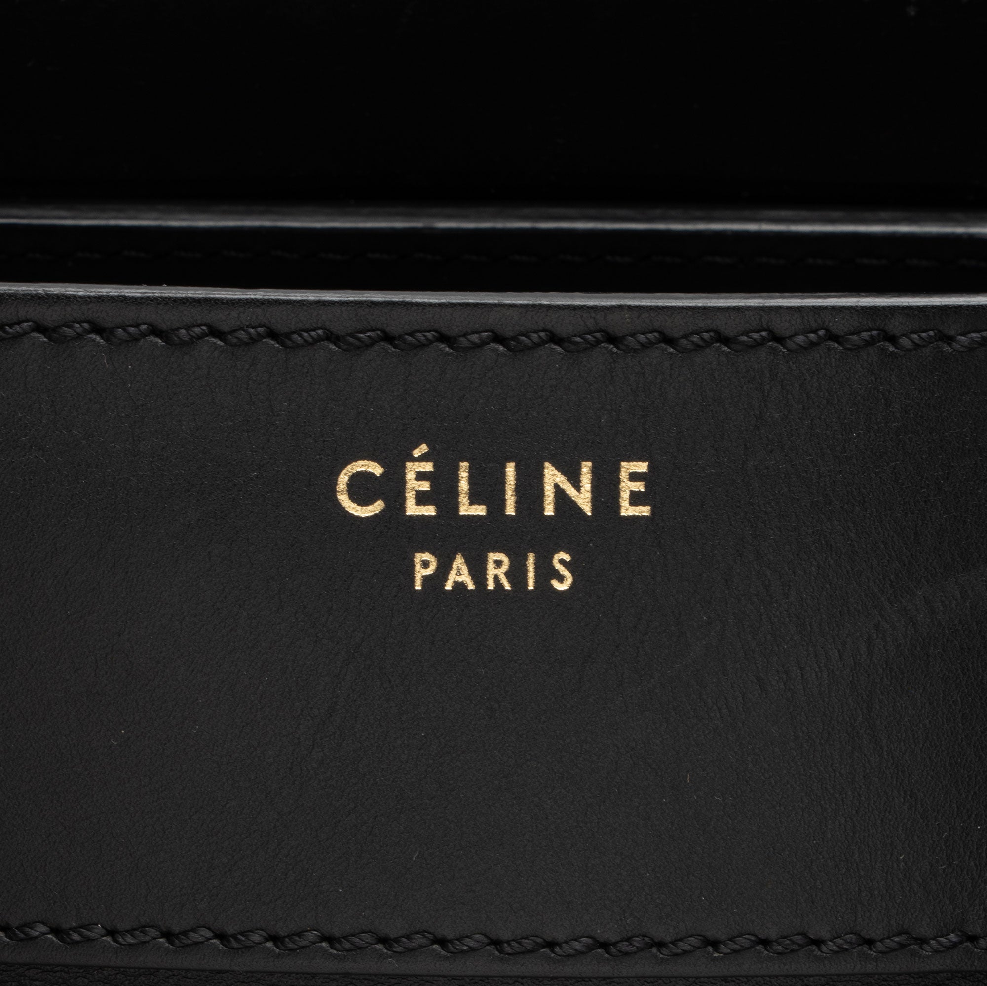 Celine Drummed Calfskin Mini Luggage Tote (SHF-MoYYfB)