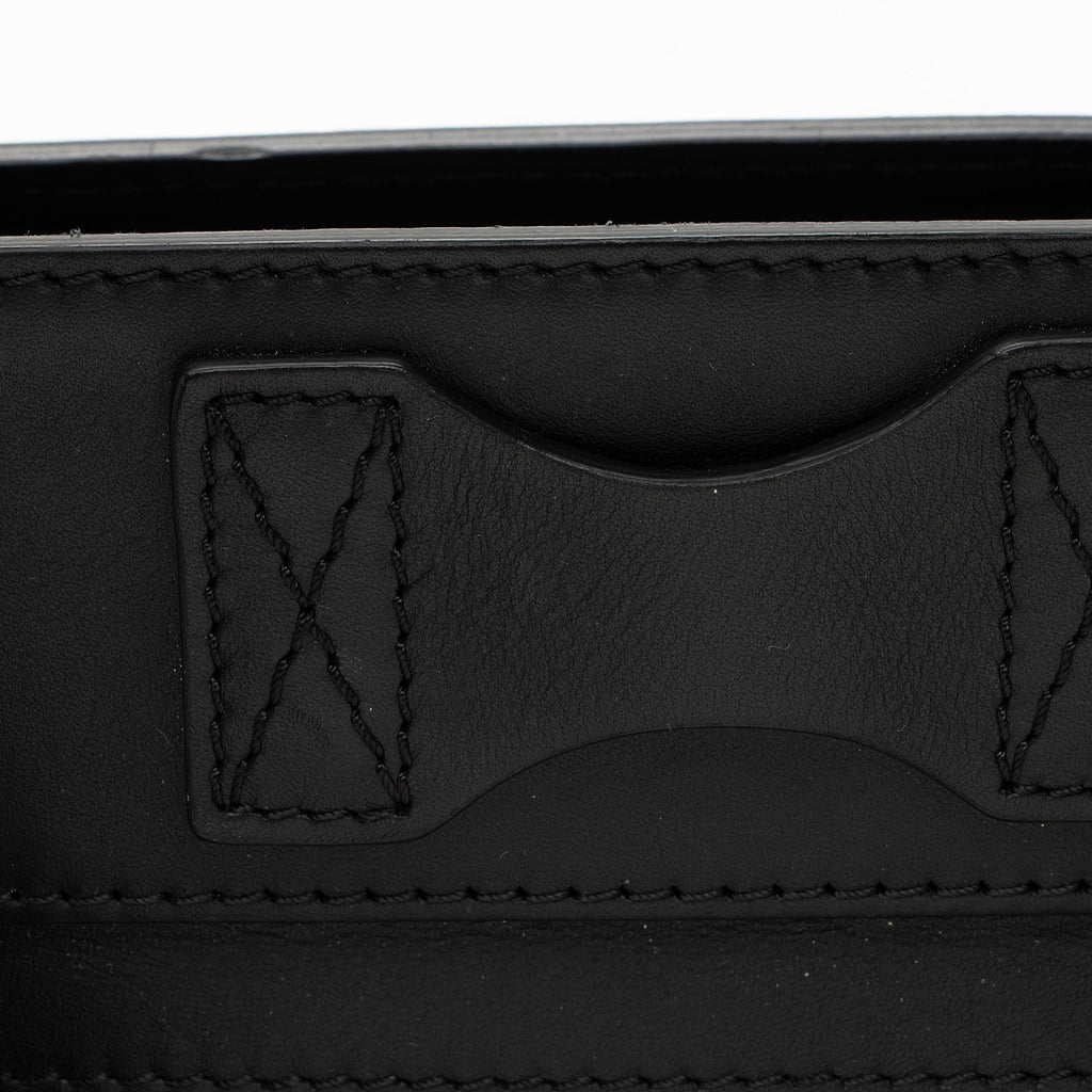 Celine Drummed Calfskin Mini Luggage Tote (SHF-emBVnY)