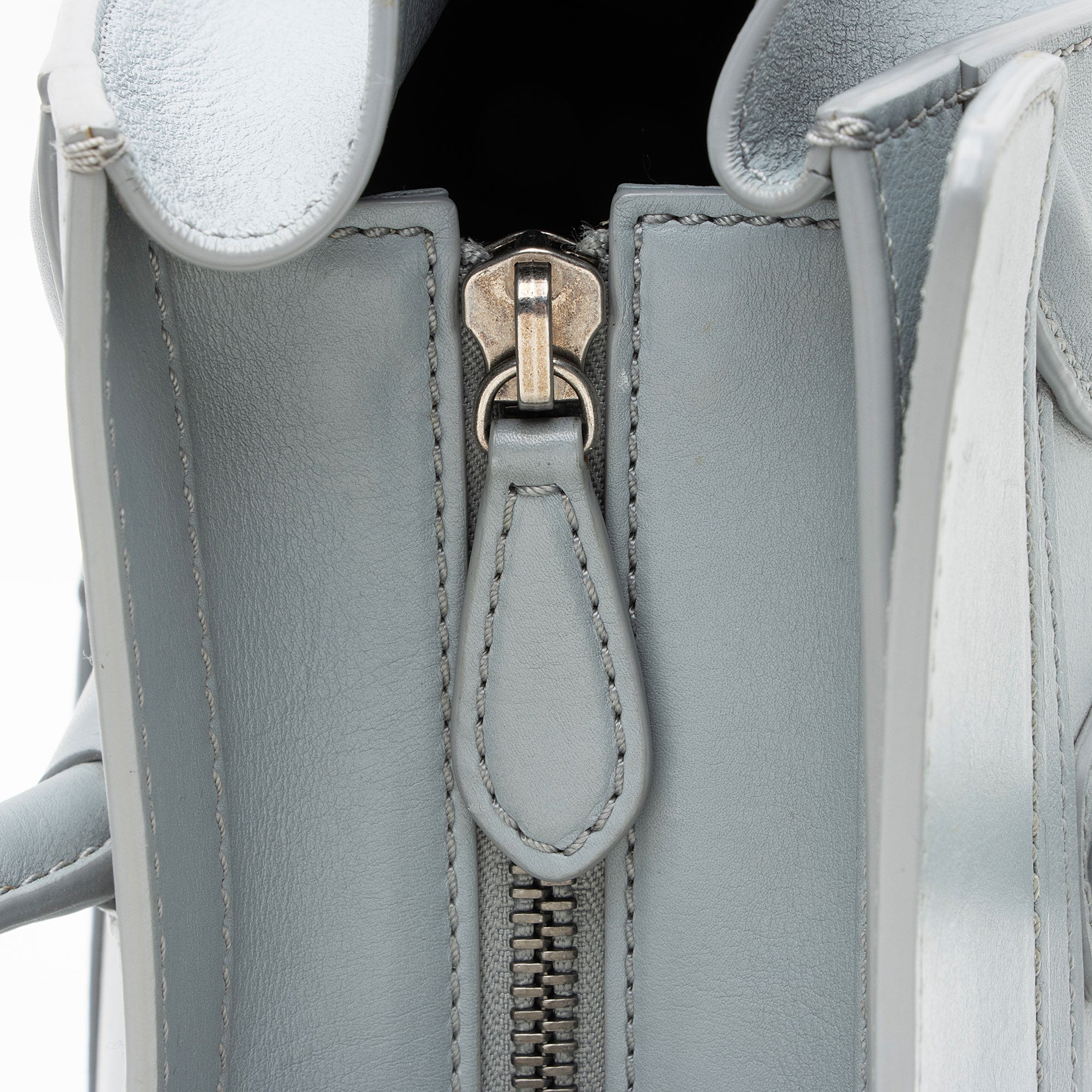 Celine Drummed Calfskin Mini Luggage Tote