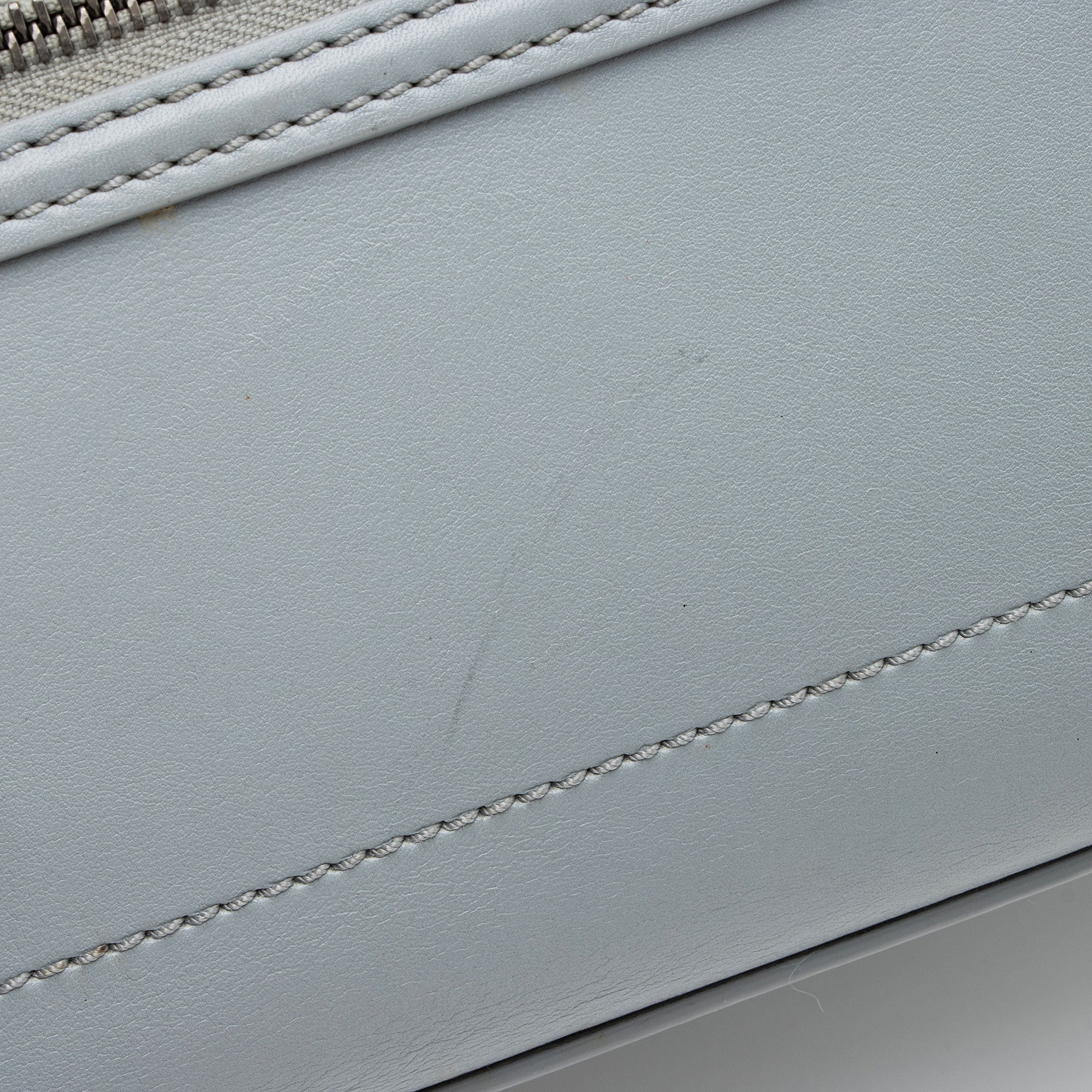 Celine Drummed Calfskin Mini Luggage Tote