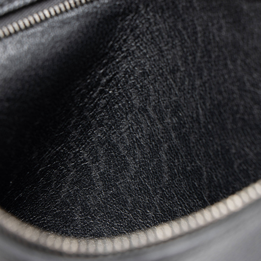 Celine Drummed Calfskin Suede Medium Trapeze Bag