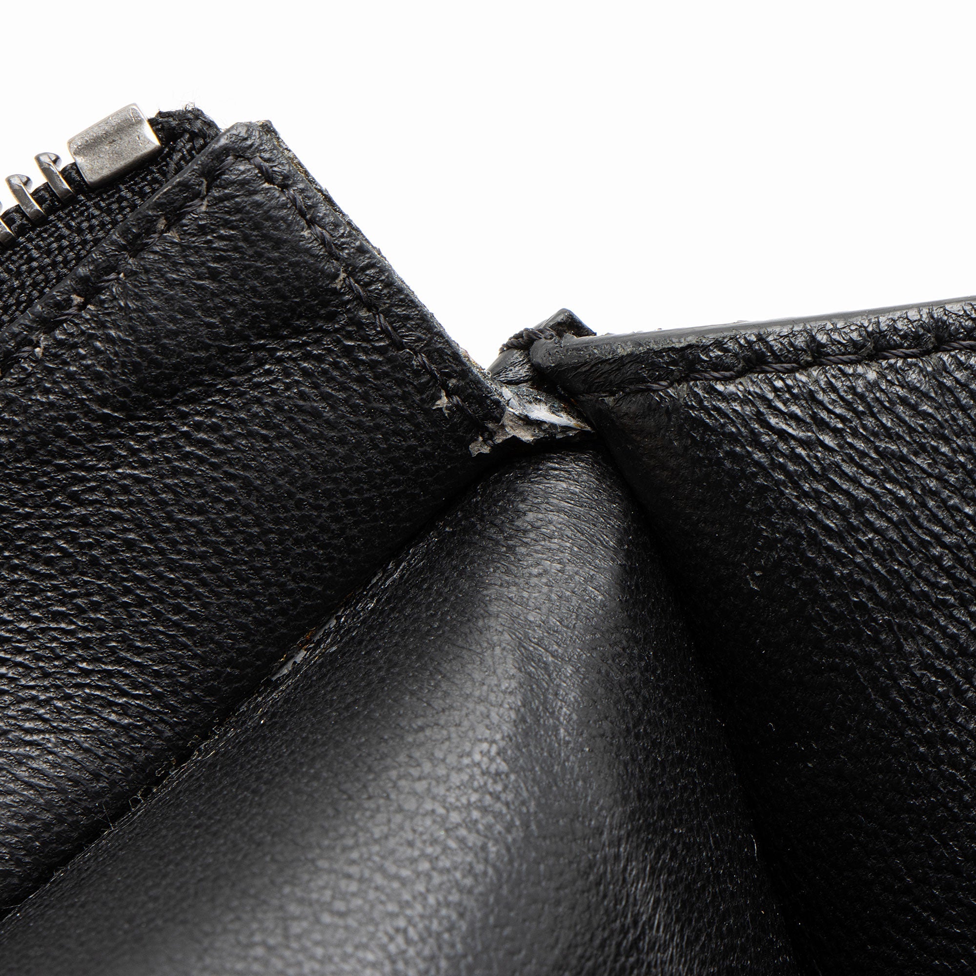 Celine Drummed Calfskin Suede Medium Trapeze Bag