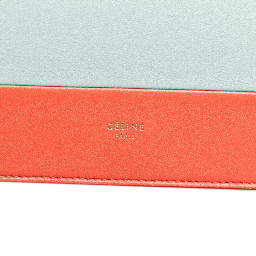 Celine Frame Leather Wallet on Chain