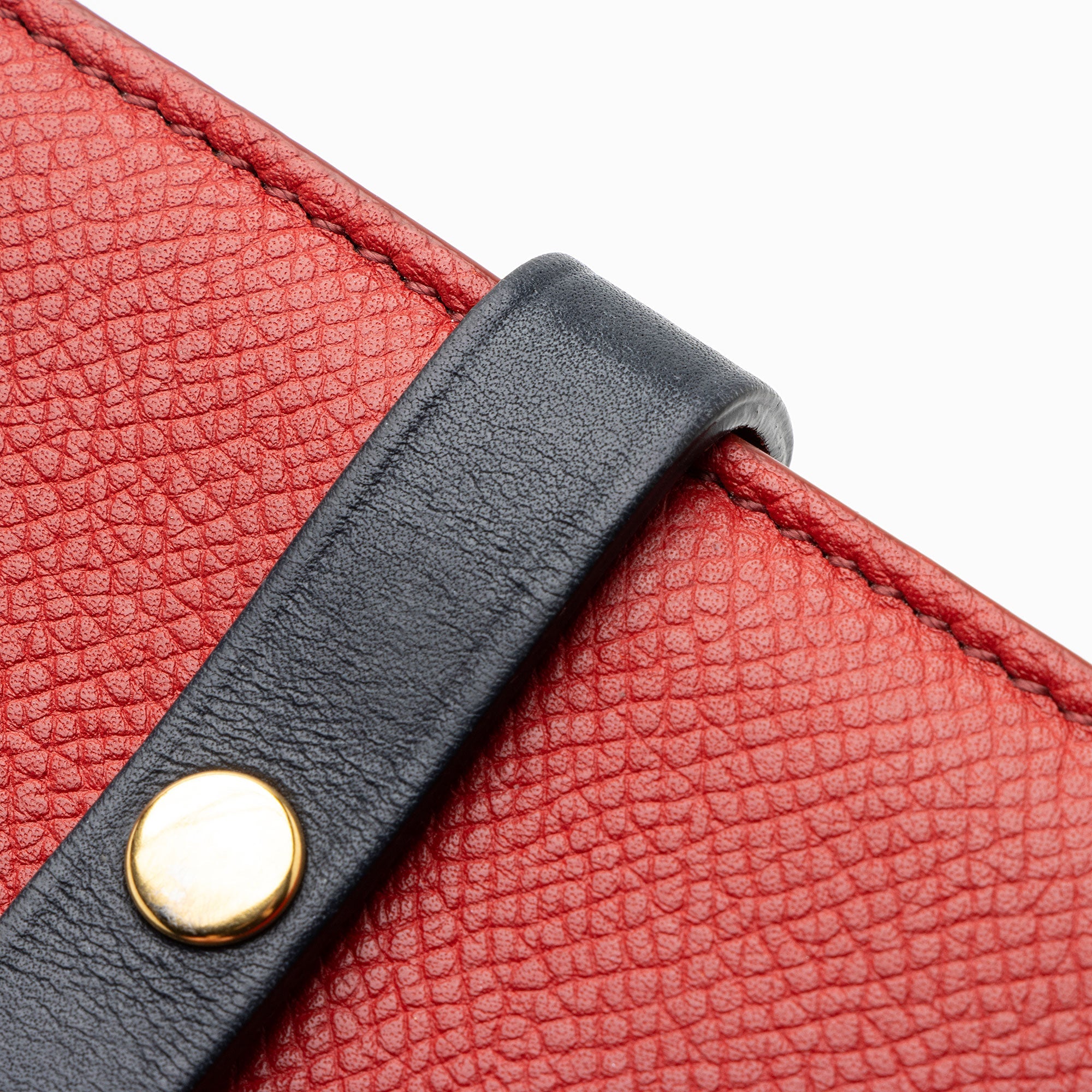 Celine Grained Calfskin Strap Multifunction Medium Wallet