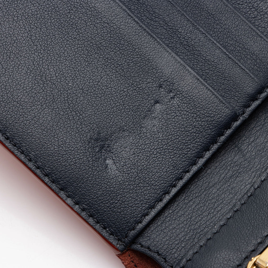 Celine Grained Calfskin Strap Multifunction Medium Wallet