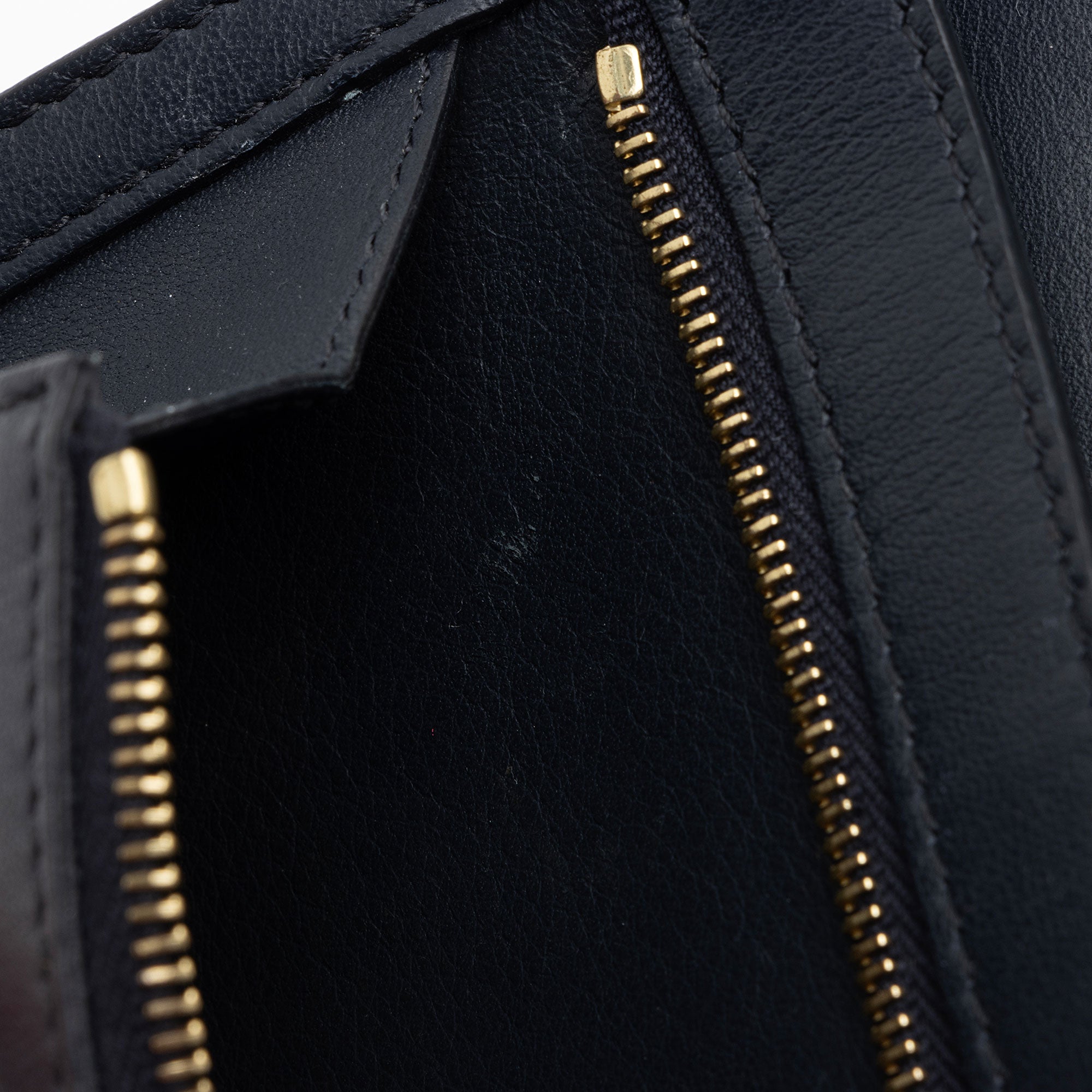 Celine Grained Calfskin Strap Multifunction Medium Wallet
