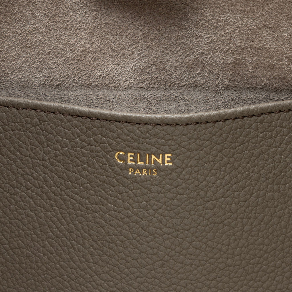 Celine Grained Calfskin Triomphe Cabas Anais Medium Tote
