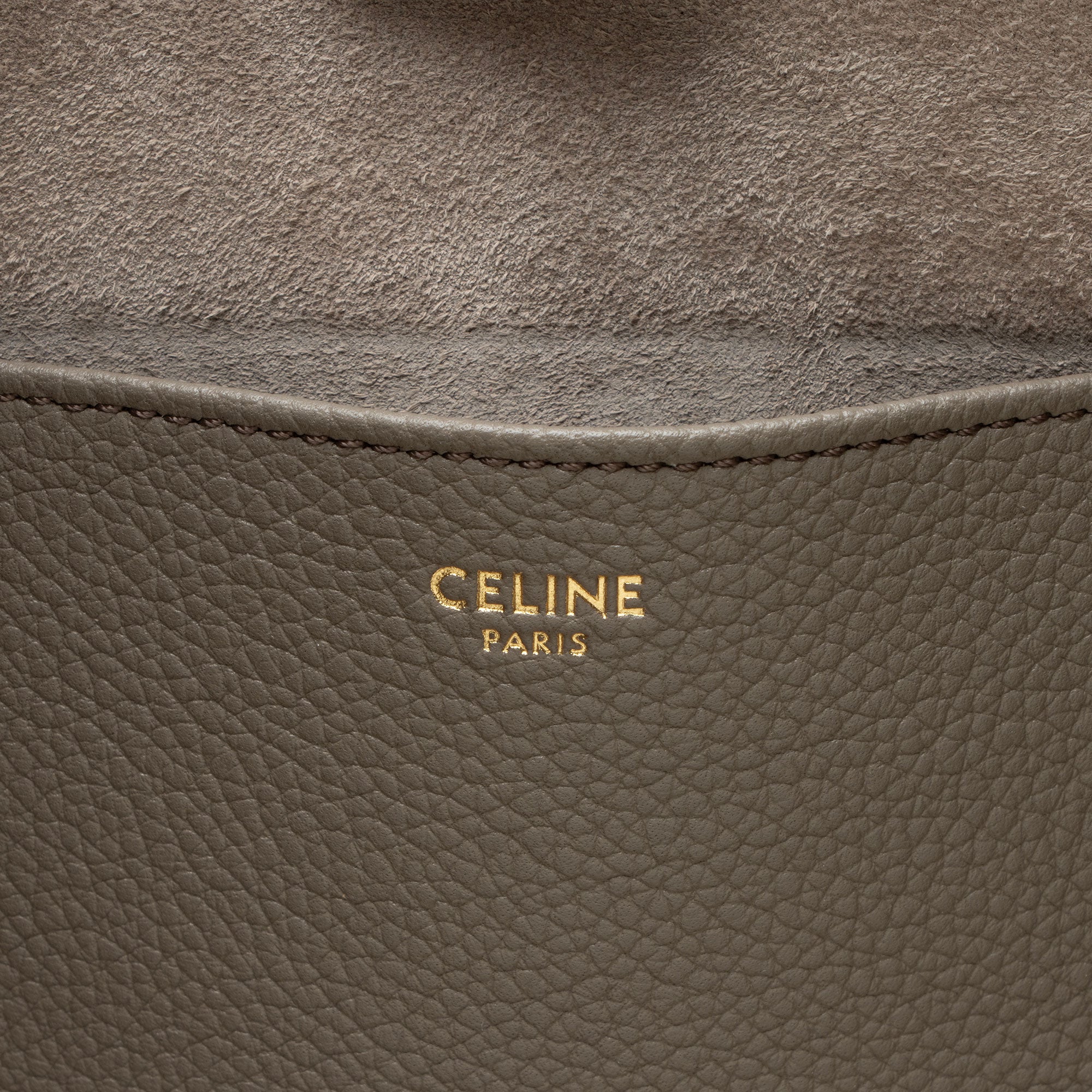 Celine Grained Calfskin Triomphe Cabas Anais Medium Tote