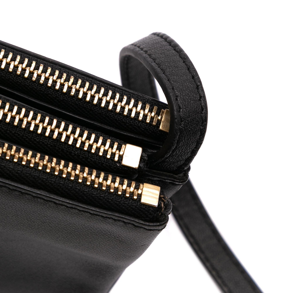 Celine Large Lambskin Trio Crossbody
