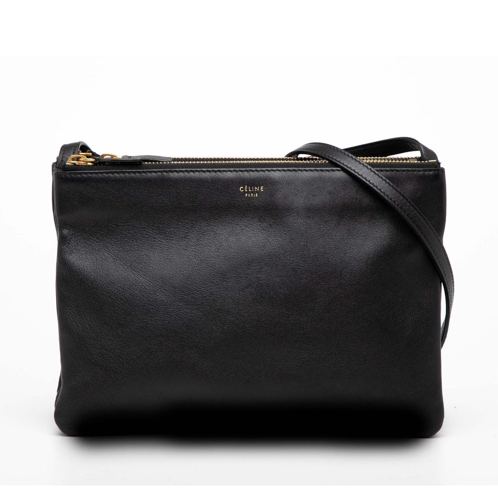 Celine Large Lambskin Trio Crossbody