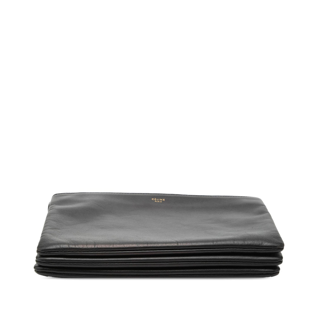 Celine Large Lambskin Trio Crossbody