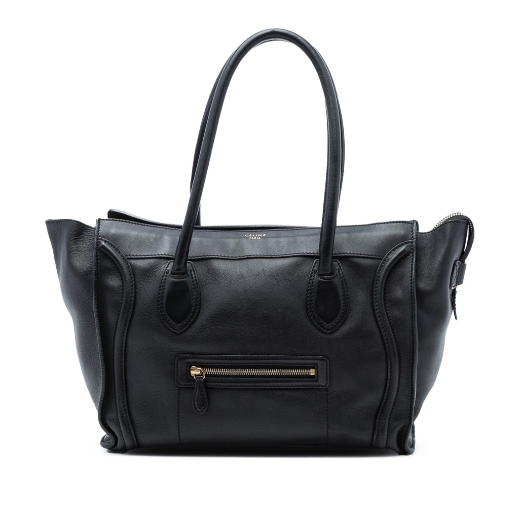 Celine Large Leather Phantom Luggage Tote