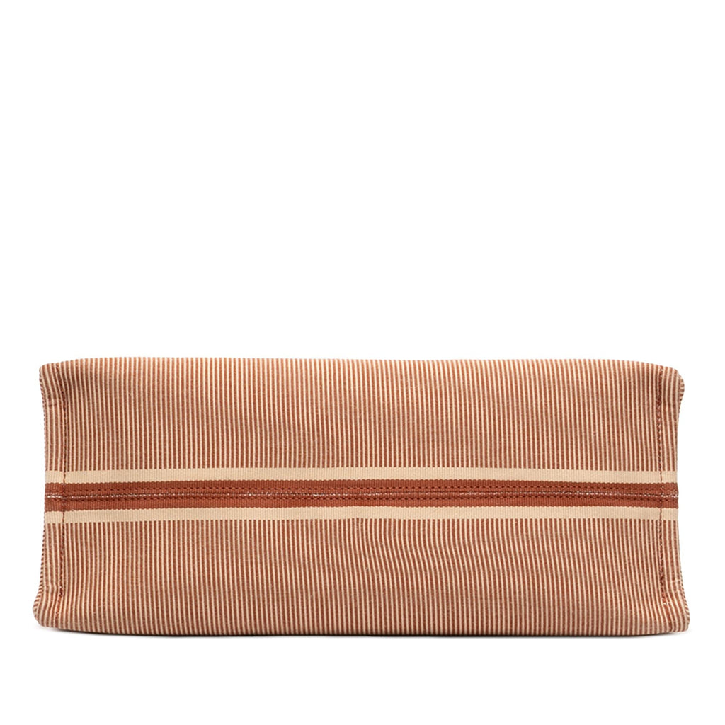 Celine Large Striped Canvas Cabas Thais Tote