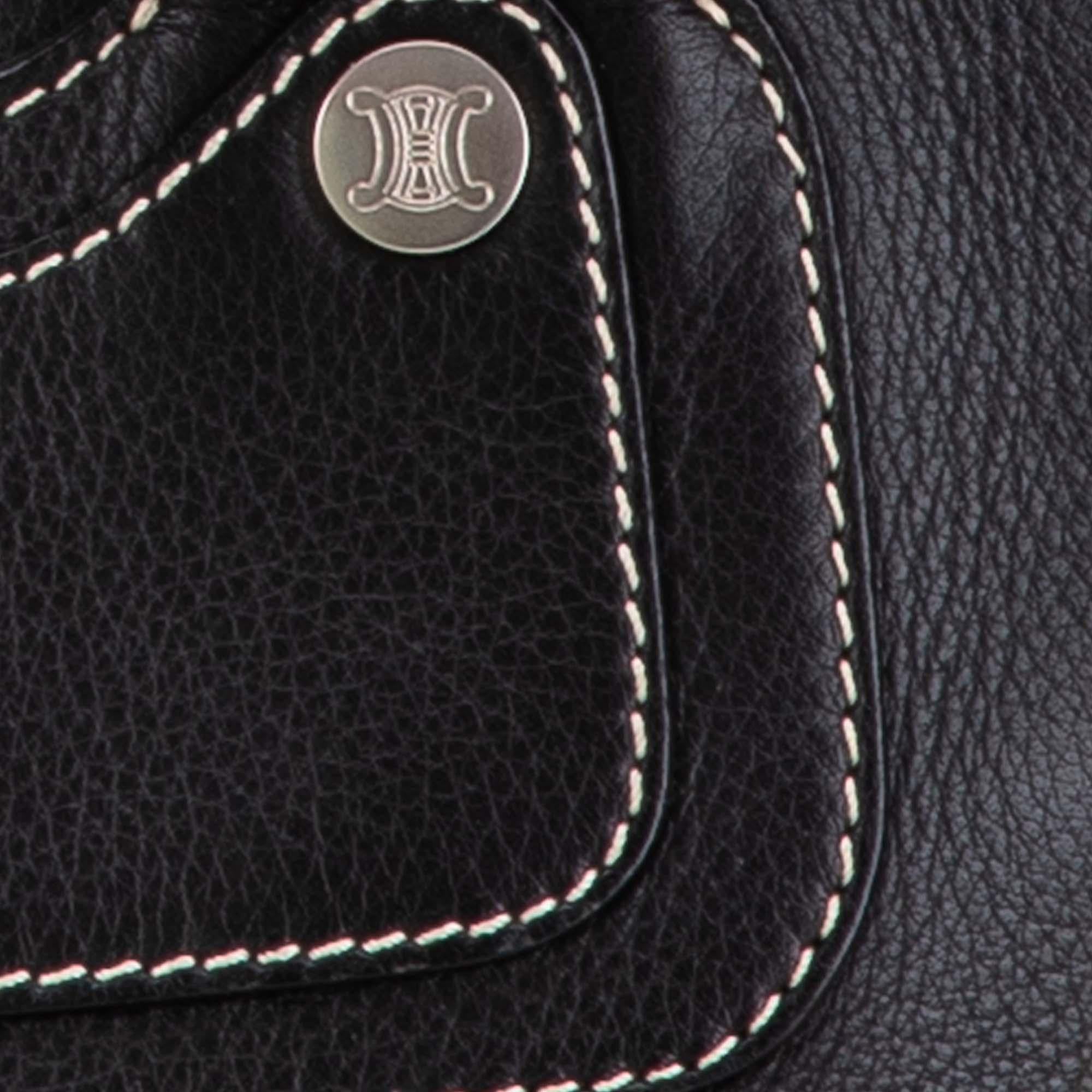 Celine Leather Boogie Handbag (SHG-kAmFNS)