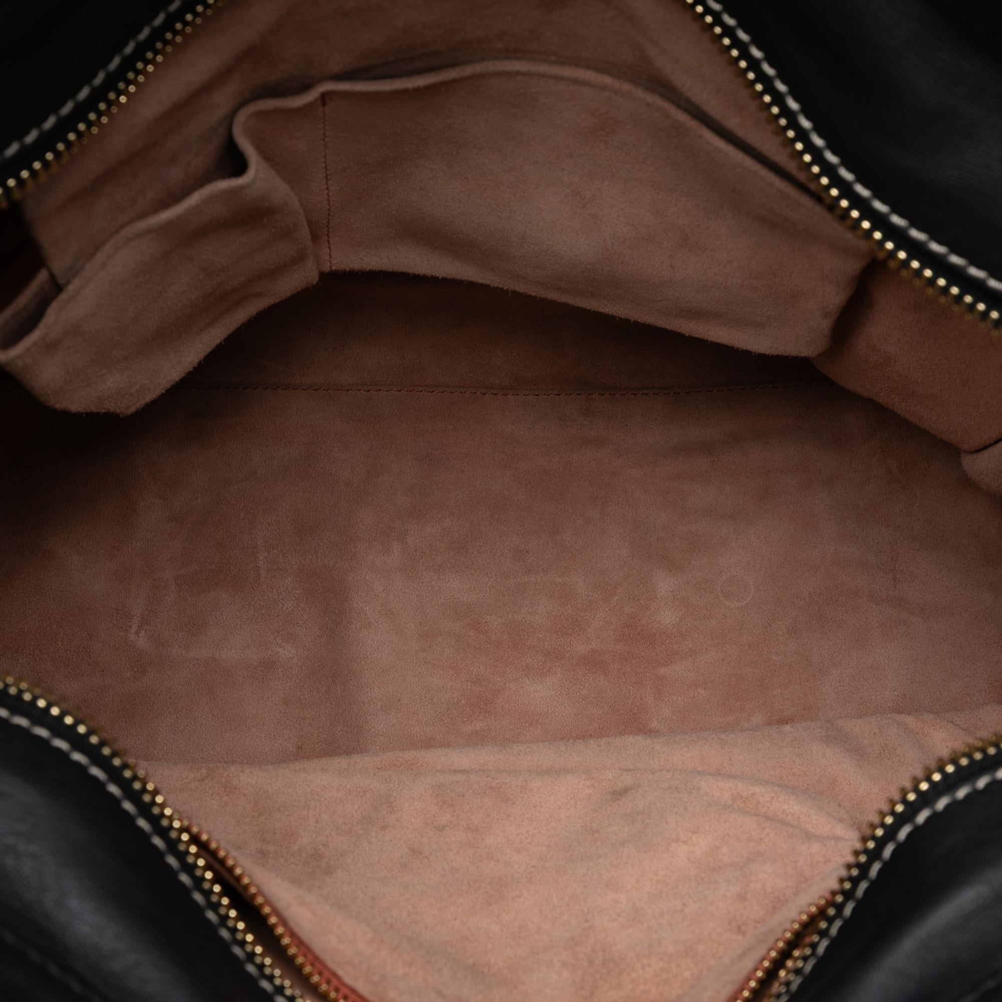 Celine Leather Envelope Luggage Tote