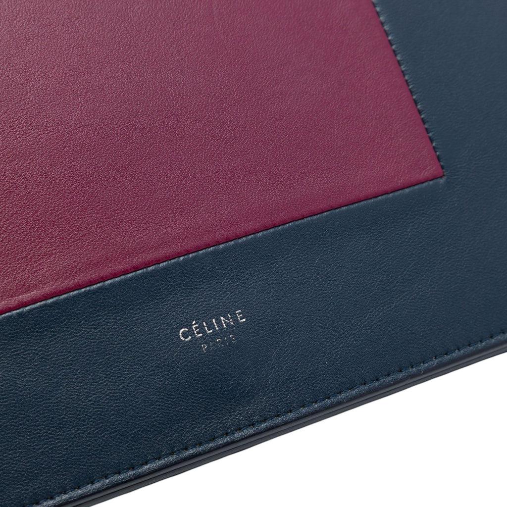 Celine Leather Frame Wallet on Chain
