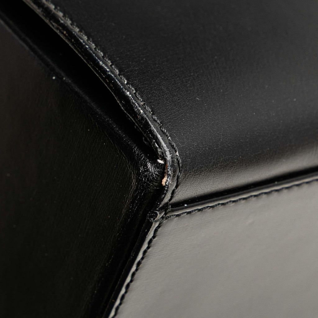 Celine Leather Top Handle Bag