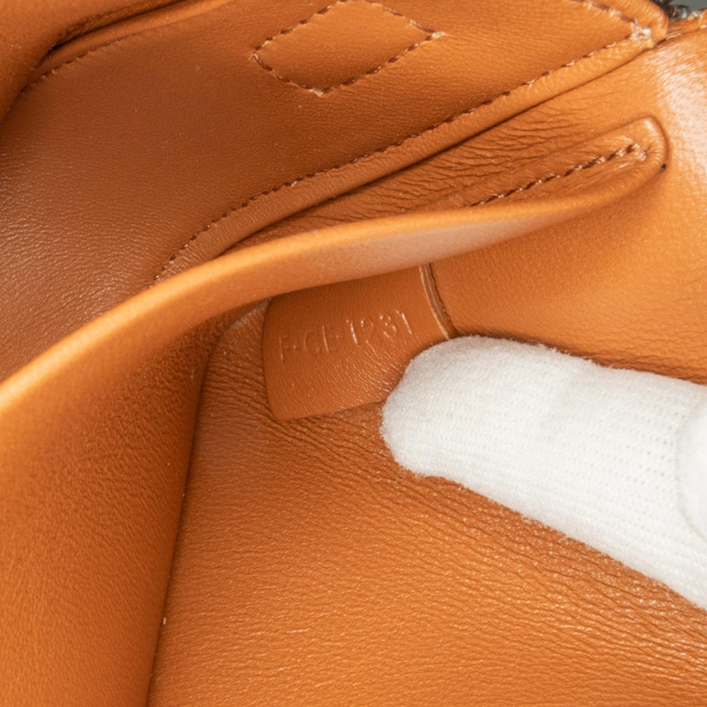 Celine Leather Triomphe Claude Shoulder Bag