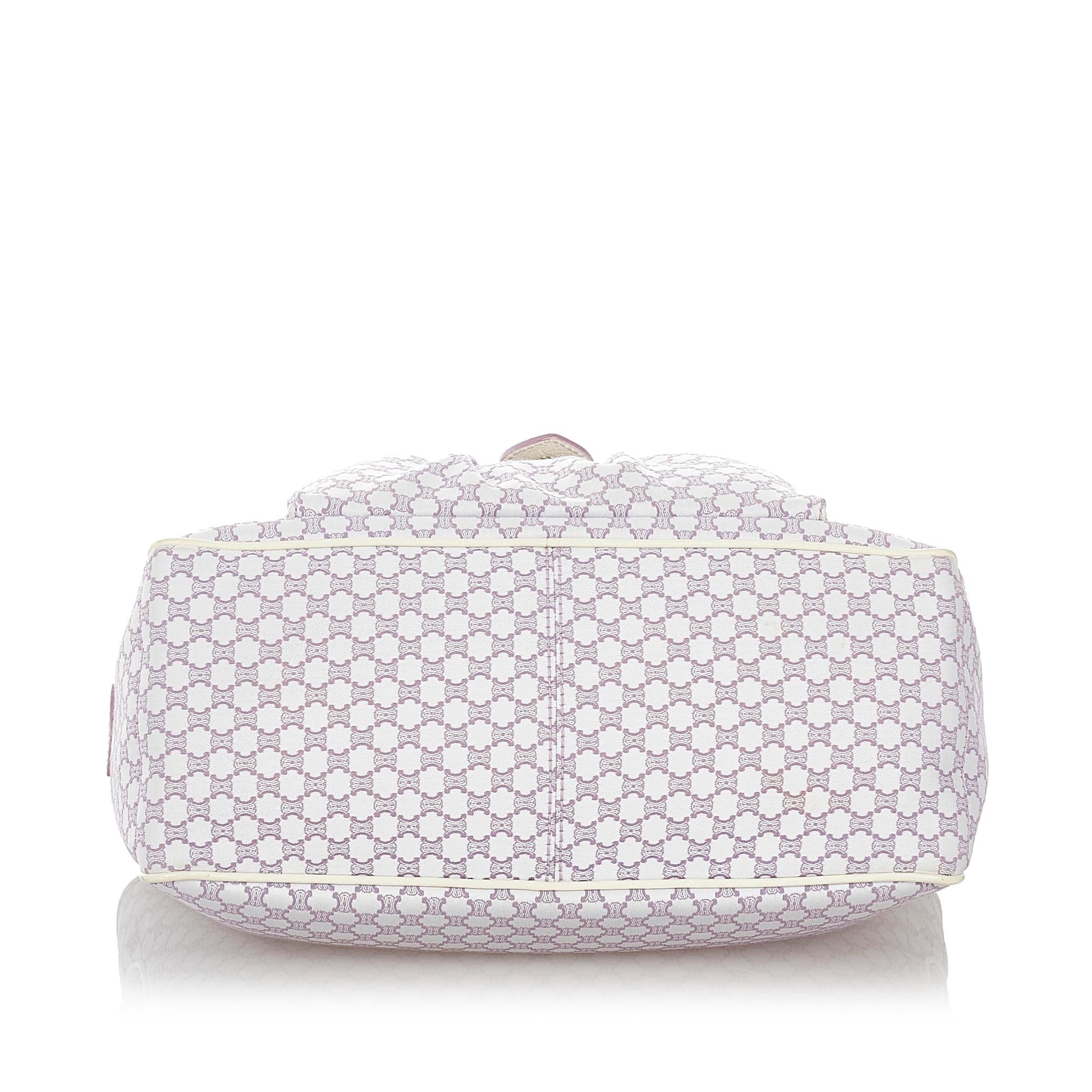 Celine Macadam Boogie Canvas Handbag (SHG-37784)