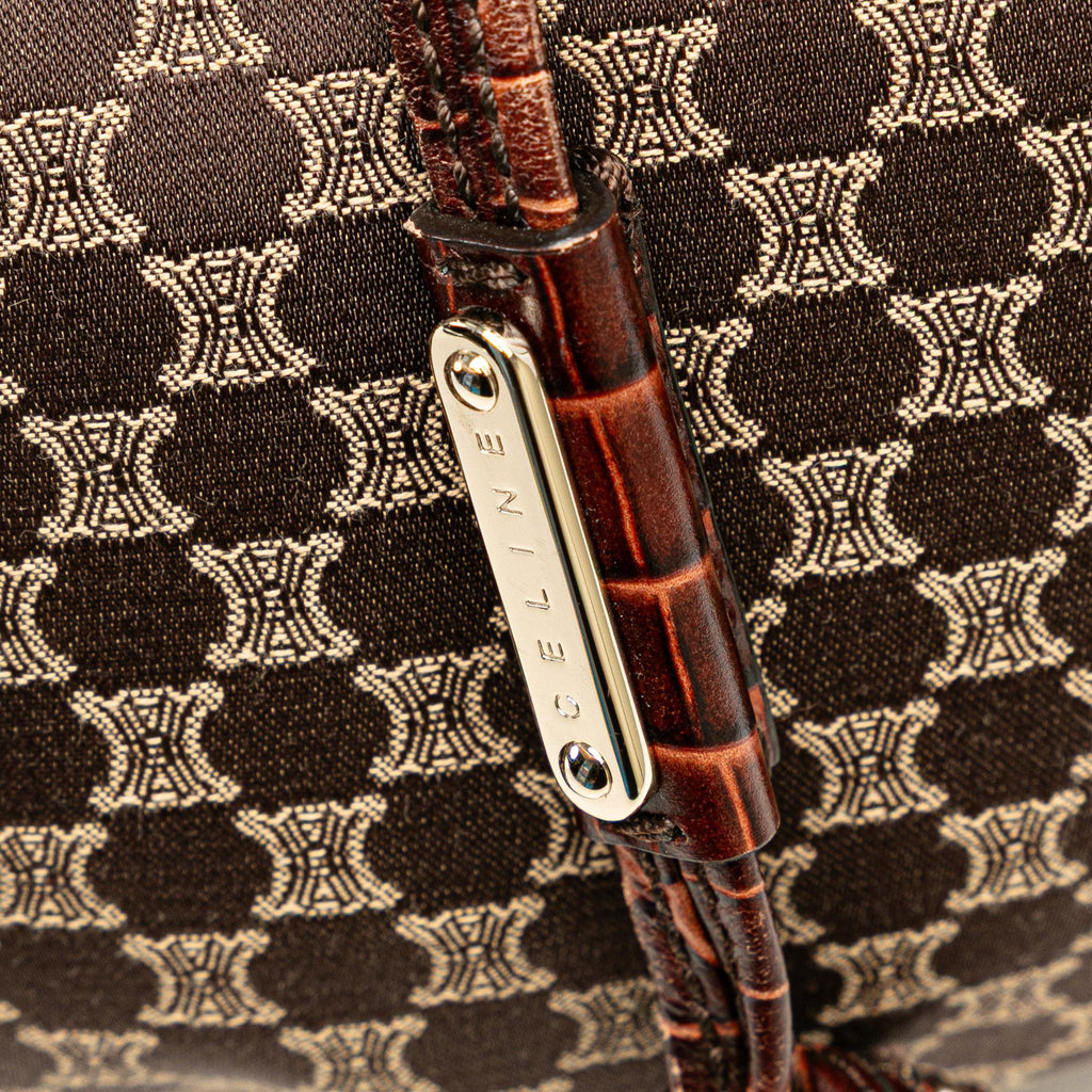 Celine Macadam Canvas Bittersweet Hobo