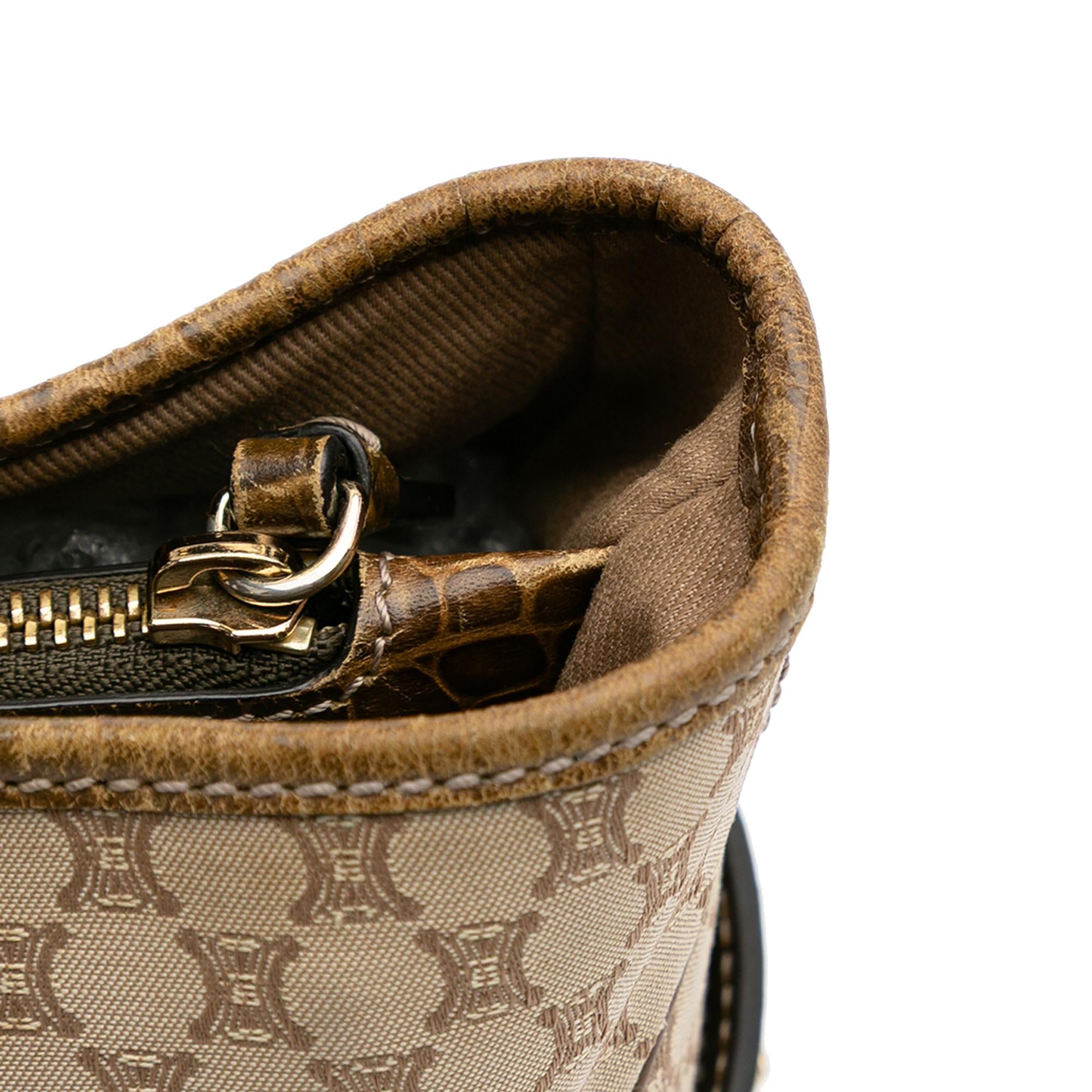 Celine Macadam Canvas Boogie Handbag