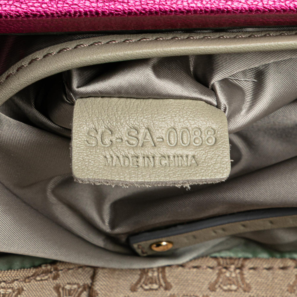 Celine Macadam Canvas Clasp Tote