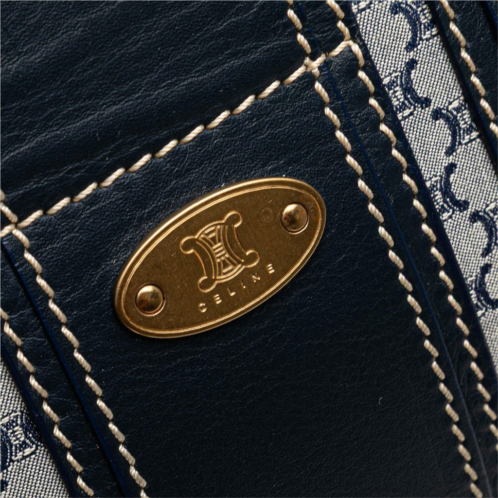 Celine Macadam Canvas Ella Frame Handbag