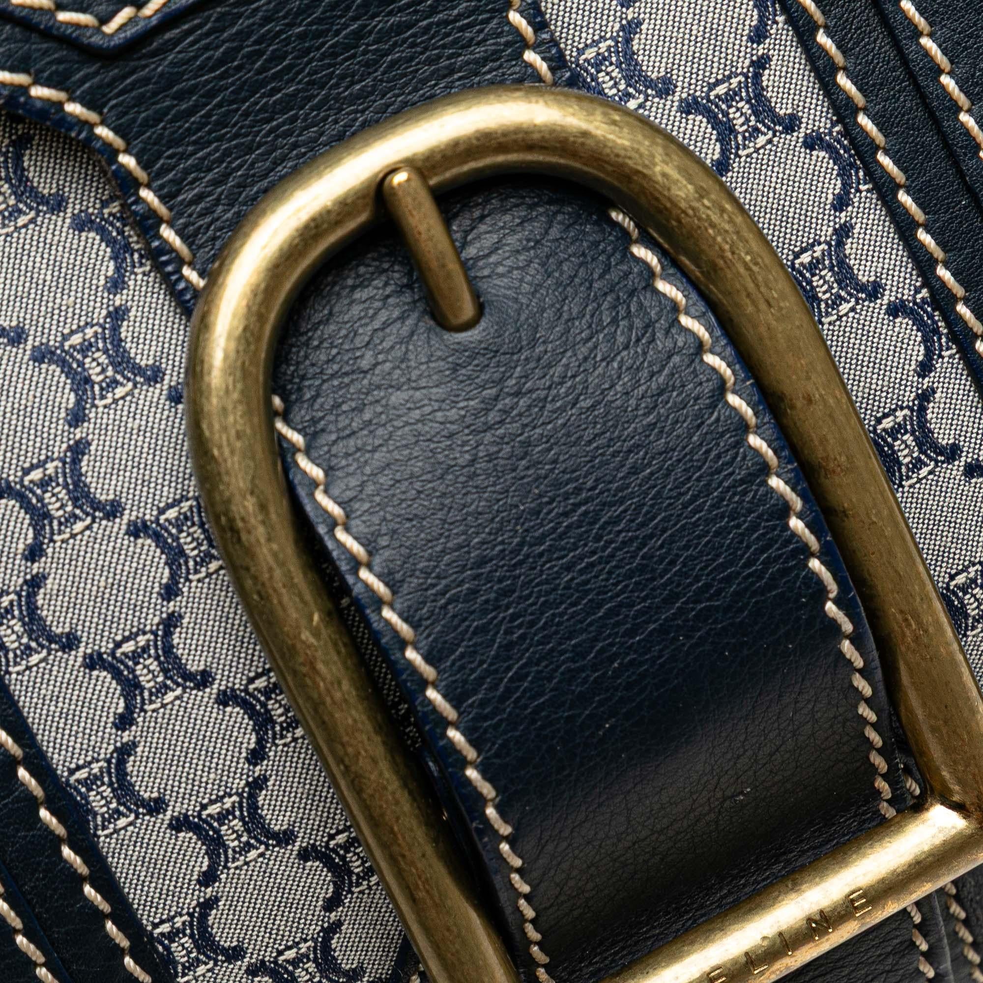 Celine Macadam Canvas Ella Frame Handbag