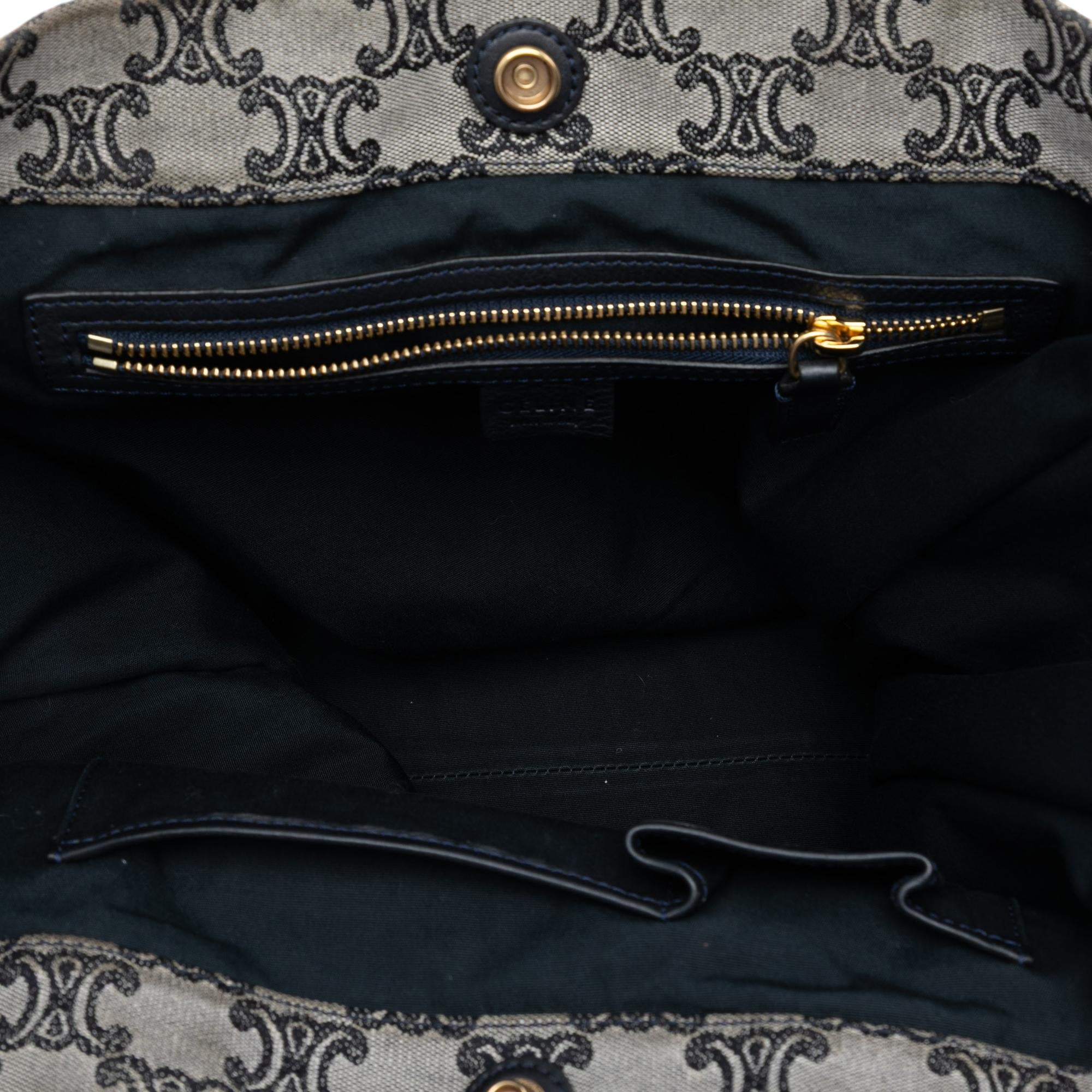 Celine Macadam Canvas Vertical Tote