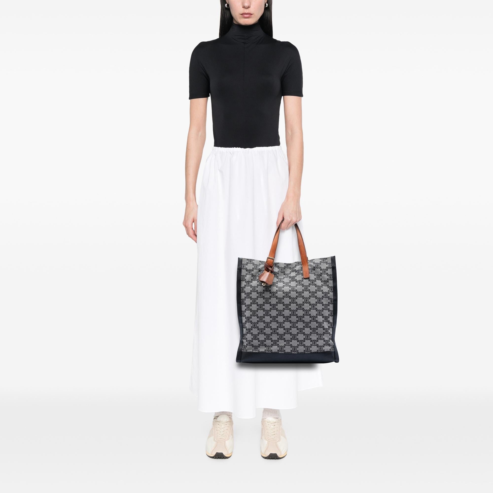 Celine Macadam Canvas Vertical Tote