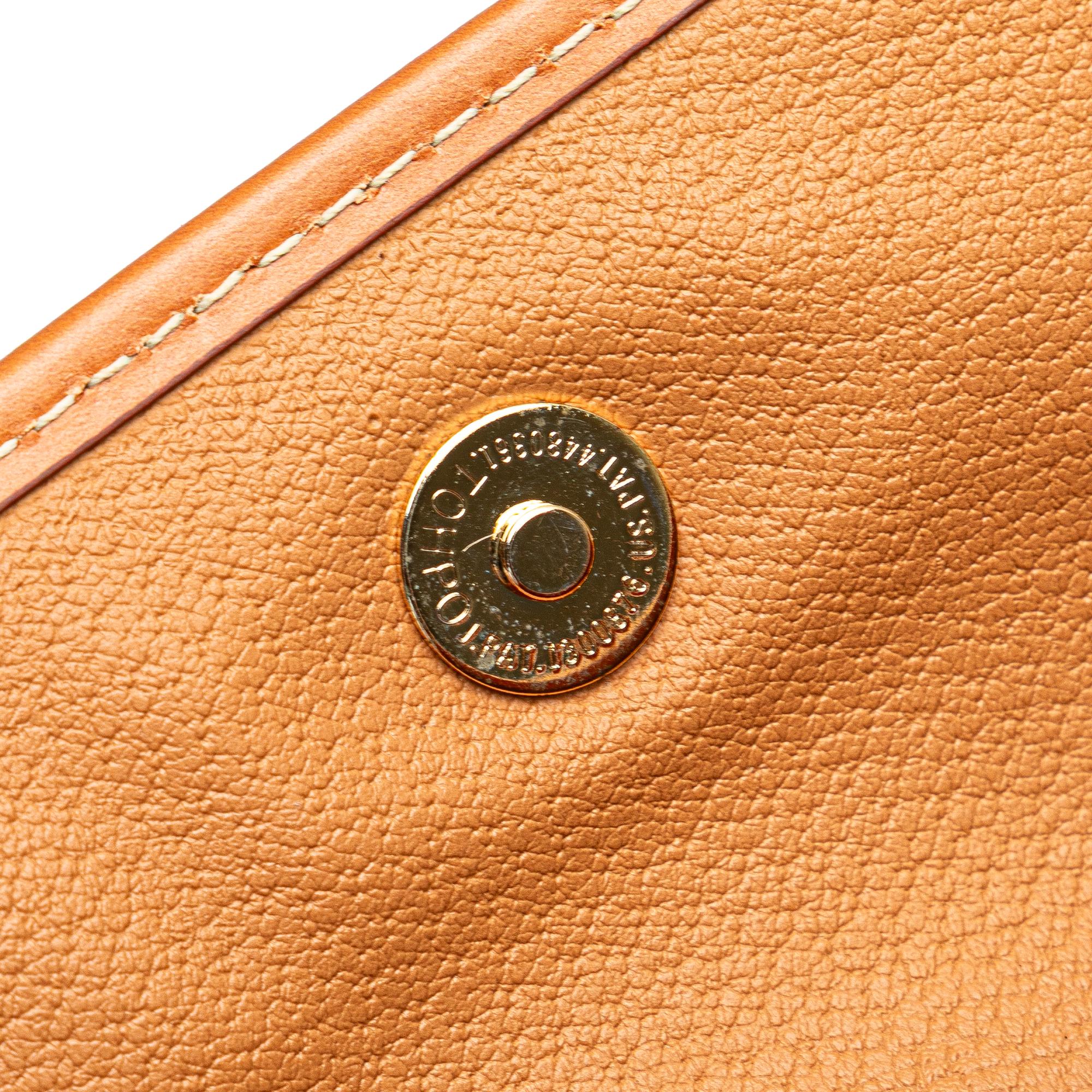 Celine Macadam Coated Canvas Clutch