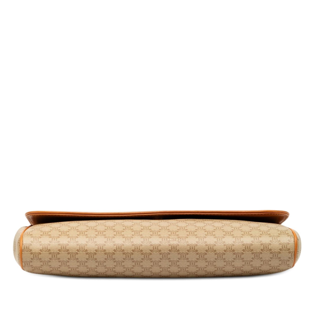 Celine Macadam Coated Canvas Clutch