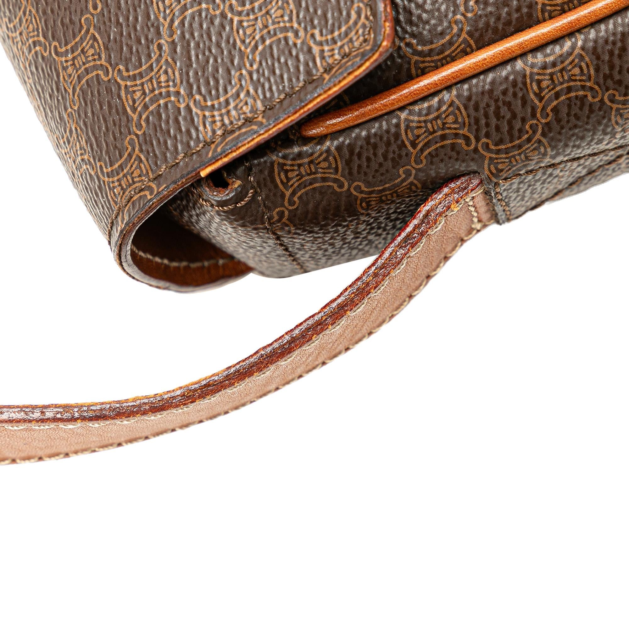 Celine Macadam Coated Canvas Crossbody