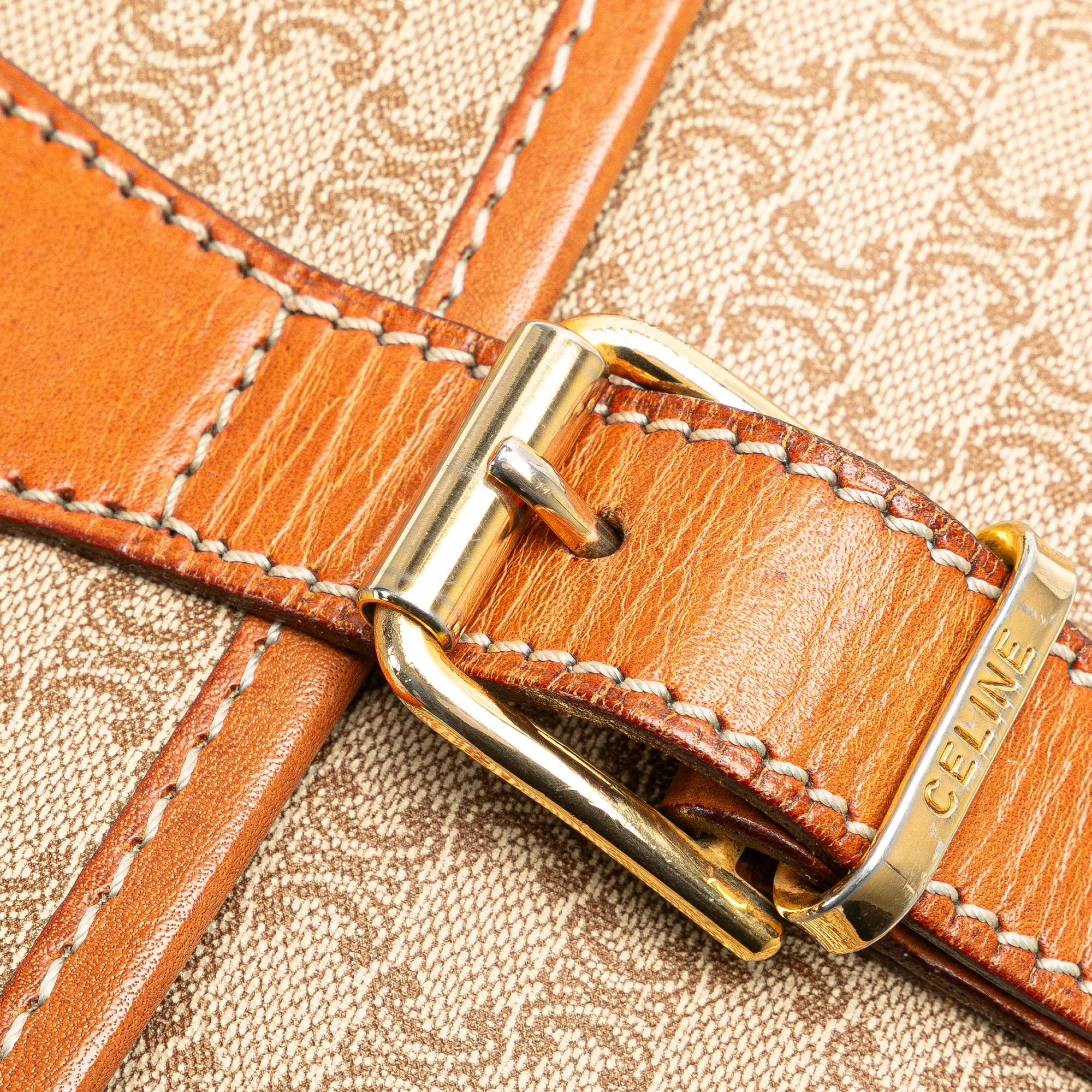Celine Macadam Coated Canvas Crossbody