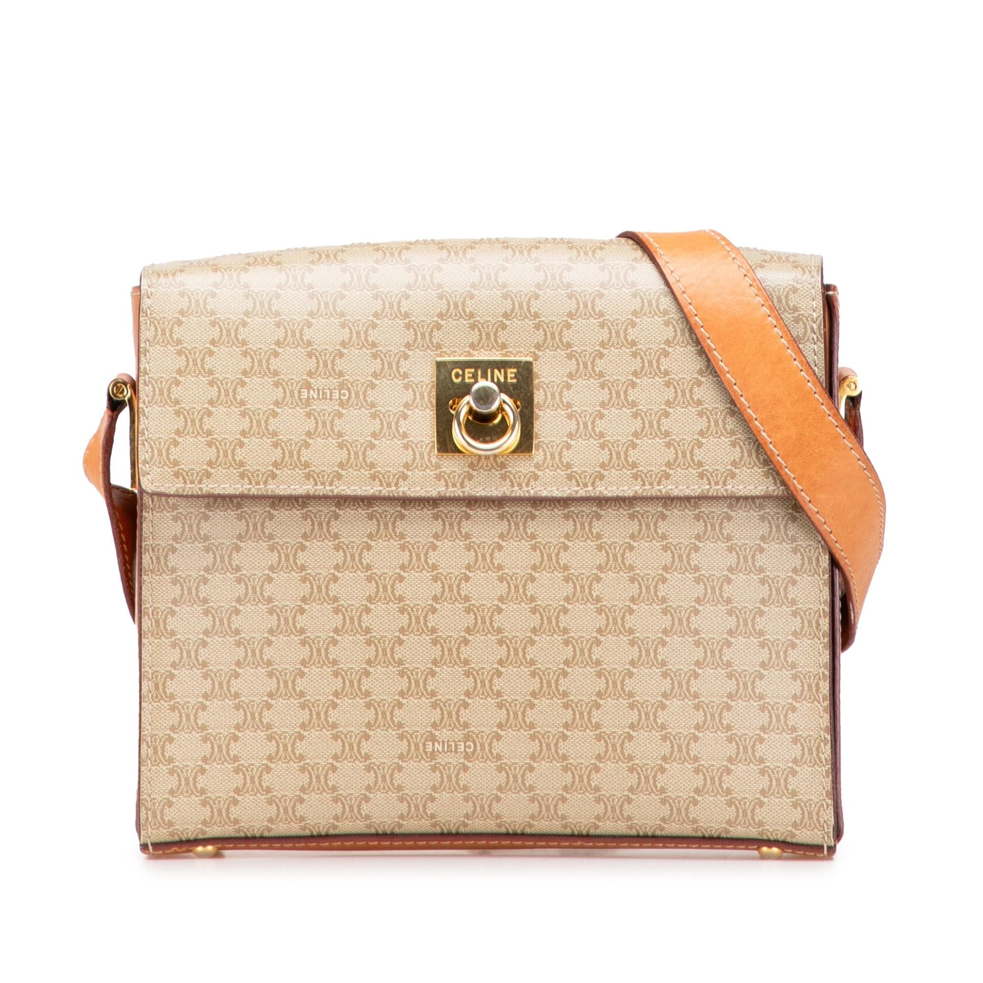 Celine Macadam Coated Canvas Crossbody