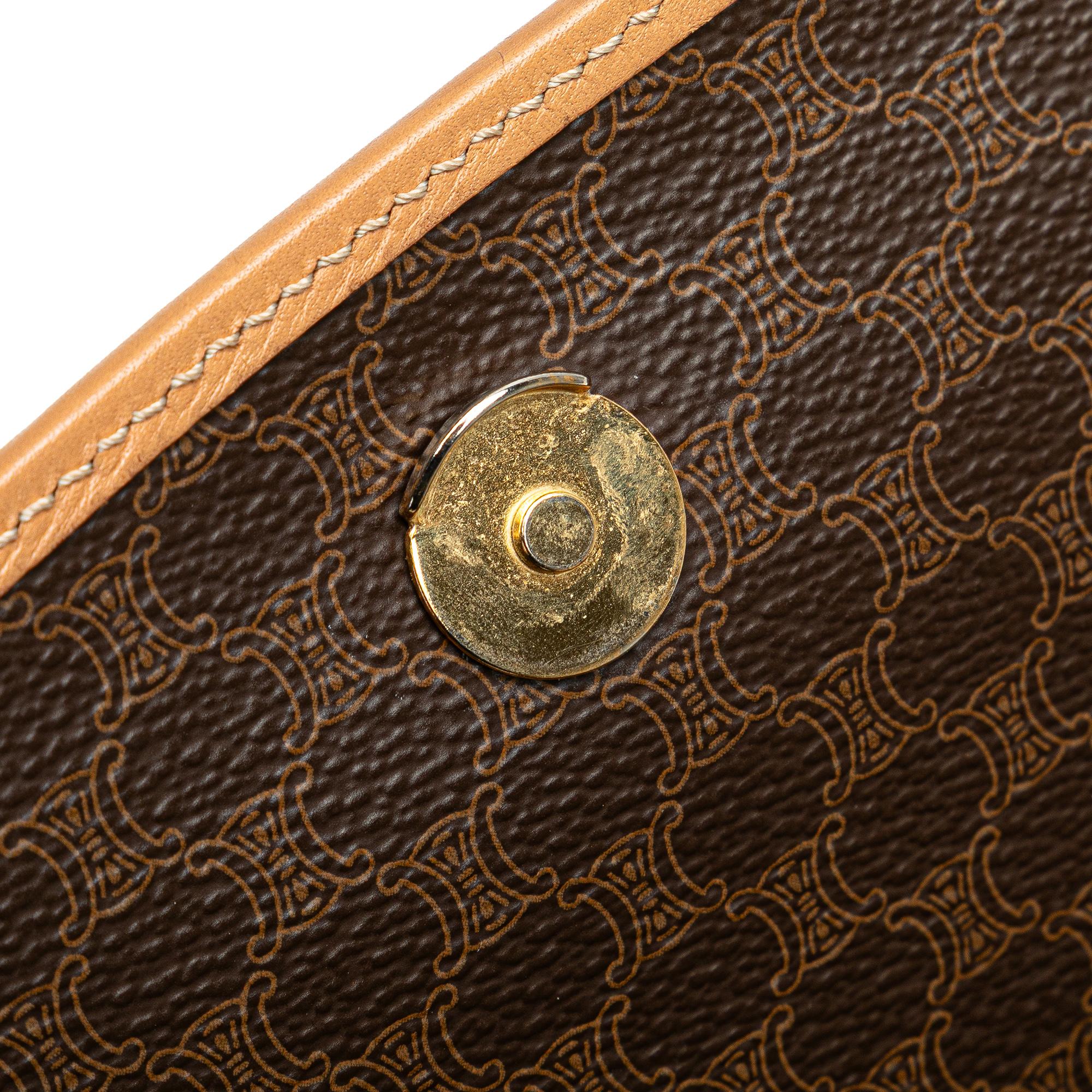 Celine Macadam Coated Canvas Crossbody