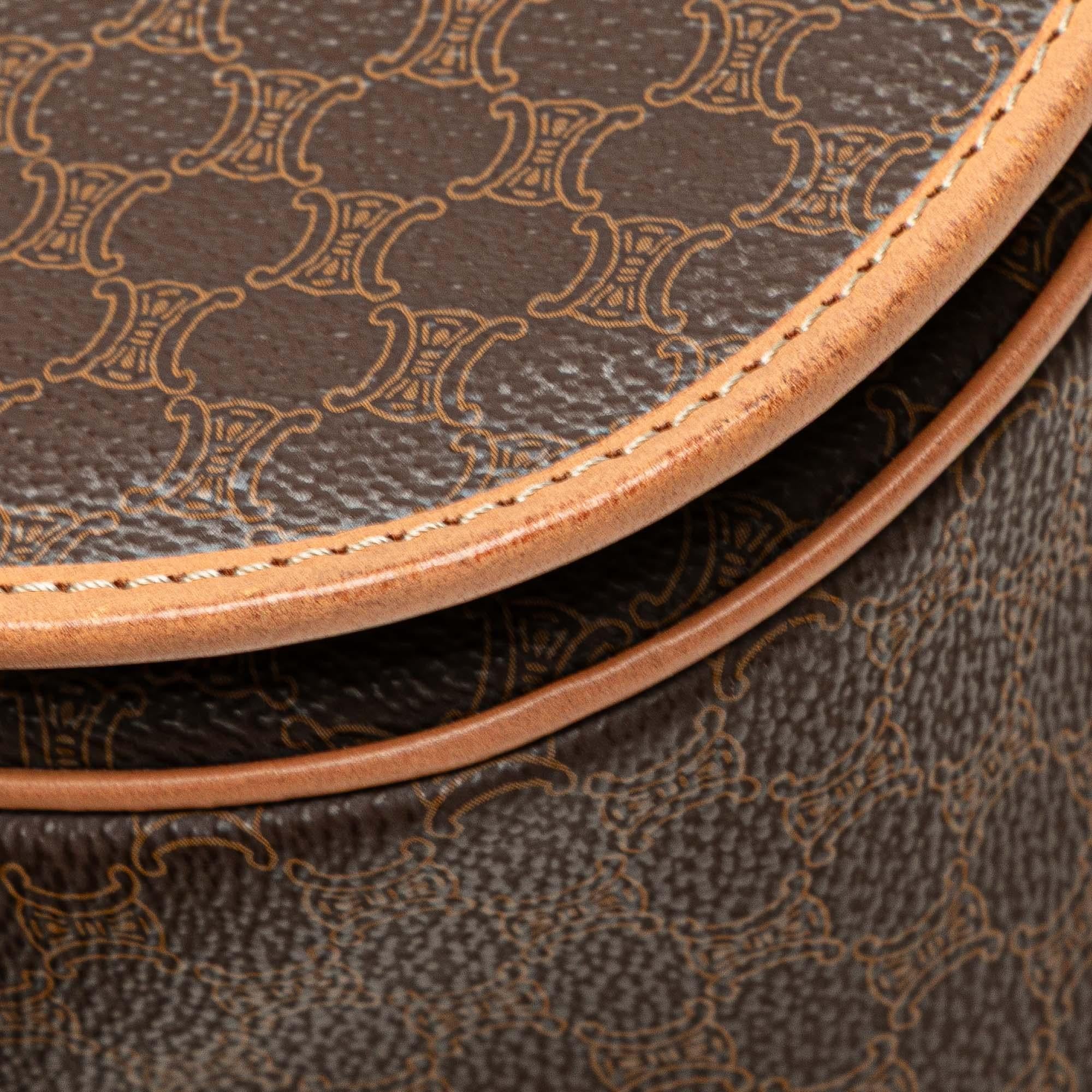 Celine Macadam Coated Canvas Crossbody