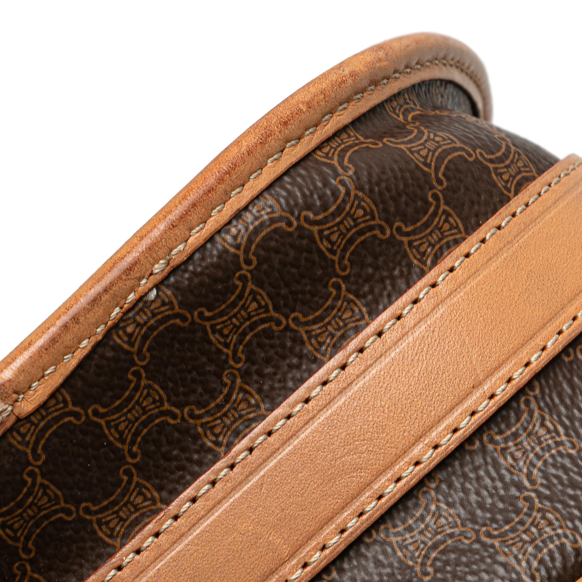Celine Macadam Coated Canvas Crossbody