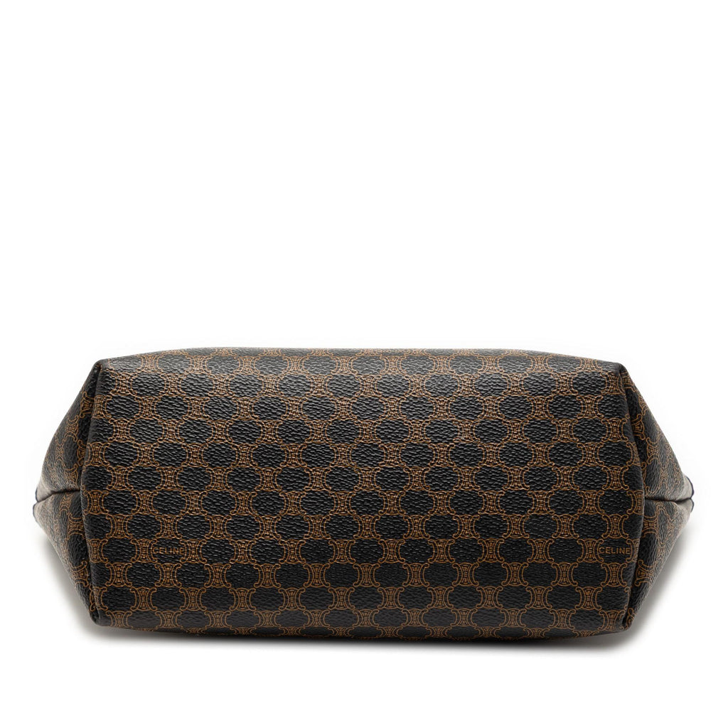Celine Macadam Coated Canvas Handbag