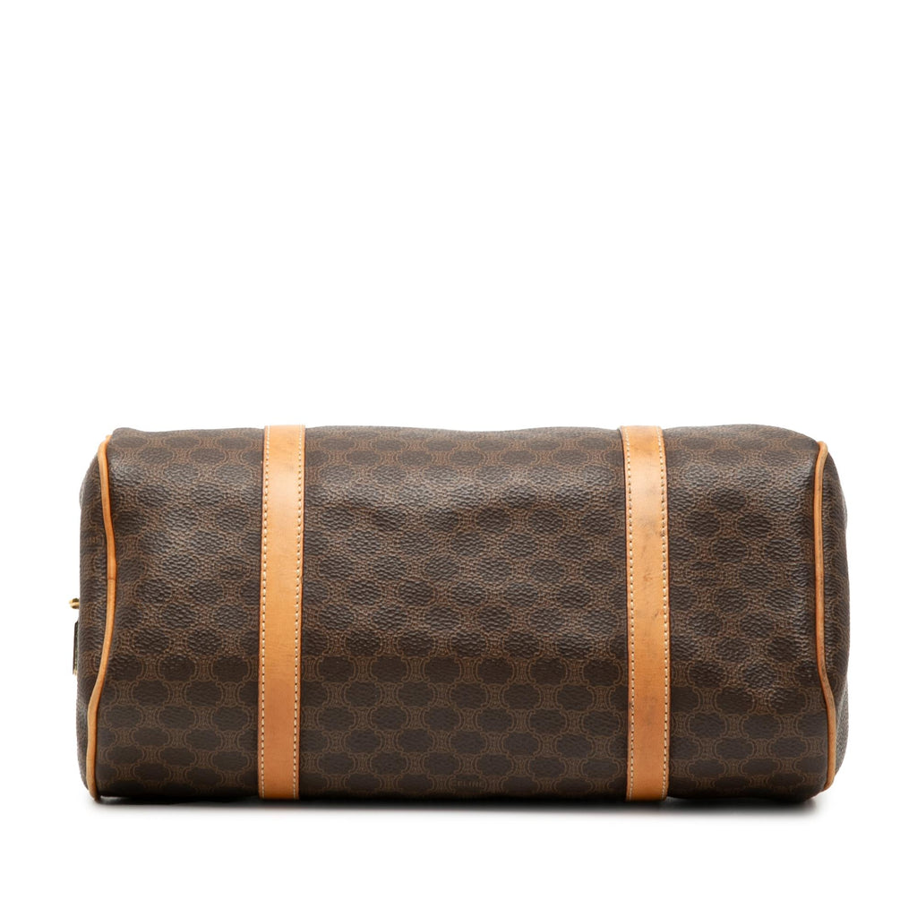 Celine Macadam Coated Canvas Handbag