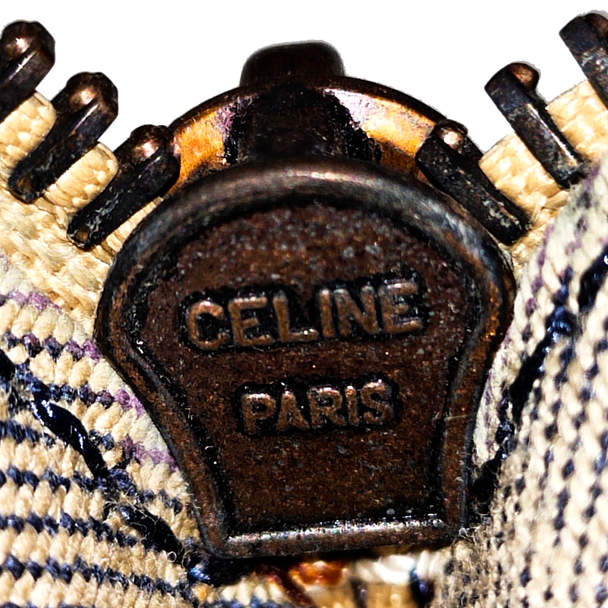 Celine Macadam Denim Handbag (SHG-35384)