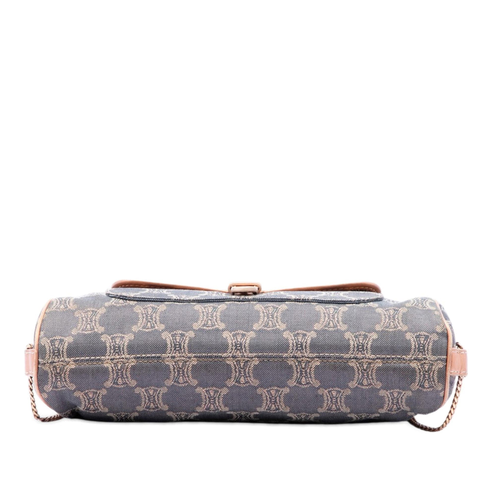 Celine Macadam Denim Handbag