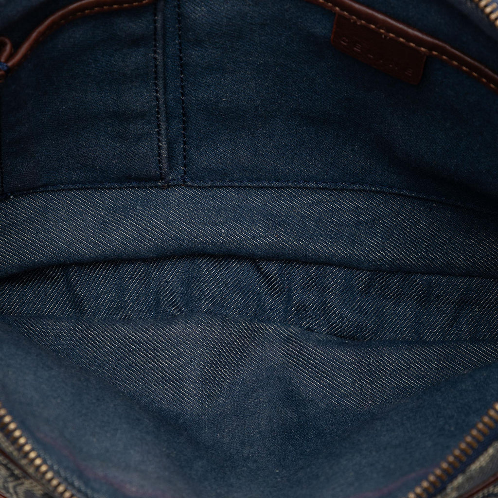 Celine Macadam Denim Pocket Crossbody